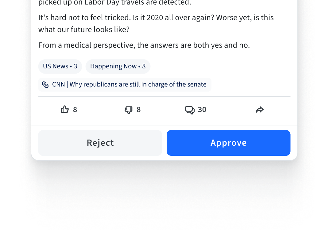 Decentralized Moderation
